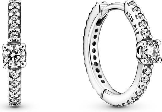 Pandora Sparkling Hoop Ohrringe (Sterling Silber 925)
