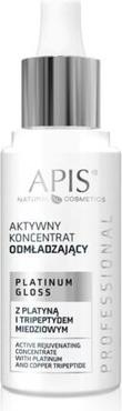 Produktbild Apis Natural Cosmetics Apis Platinum Gloss Active Rejuvenating Concentrate With Platinum And Copper Tripeptide 30Ml (30 ml)