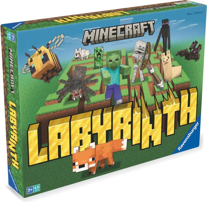 Actual product image Ravensburger 24684 - Minecraft Labyrinth - The classic game for 2-4 players aged 7+ with (Multilingual, 2 - 4 Players)