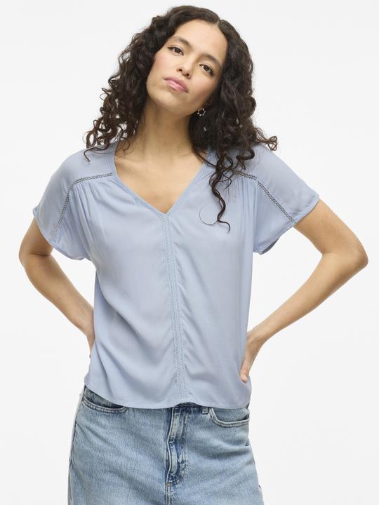 Produktbild Vila V-Ausschnitt Oberteil mit kurzen Ärmeln (34)