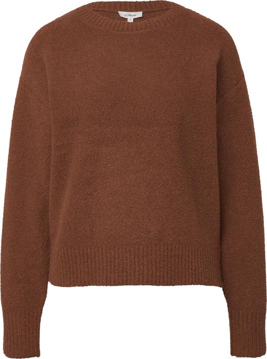Produktbild s.Oliver Strickpullover Pullover aus Bouclé im Relaxed Fit (48)