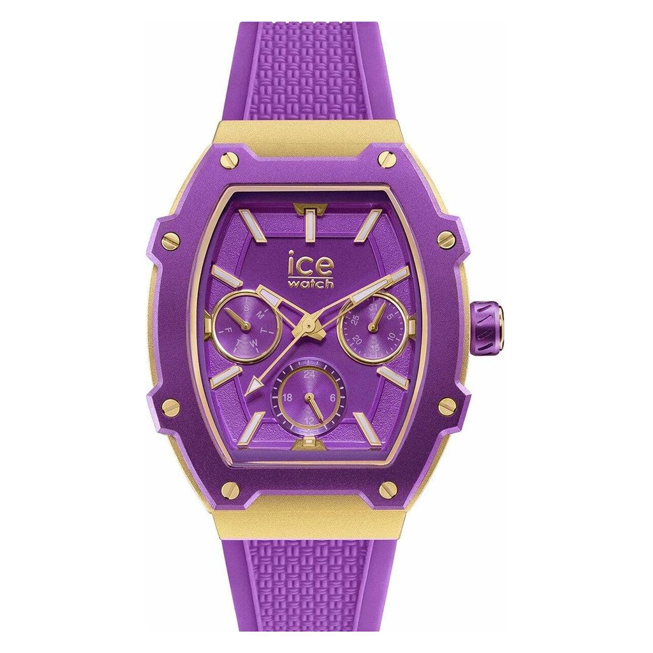 Ice Watch, Armbanduhr, Ice Boliday Ultra Violet, Gold, Violett, (35 mm)