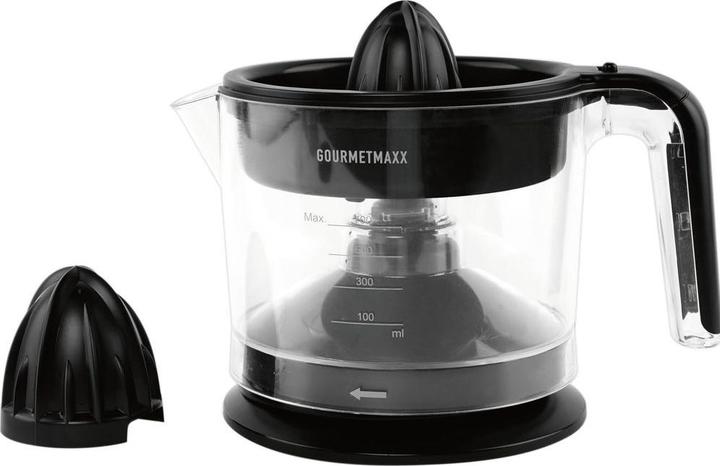 Produktbild Gourmetmaxx Zitruspresse 25 W Schwarz, Materialtyp: Kunststoff