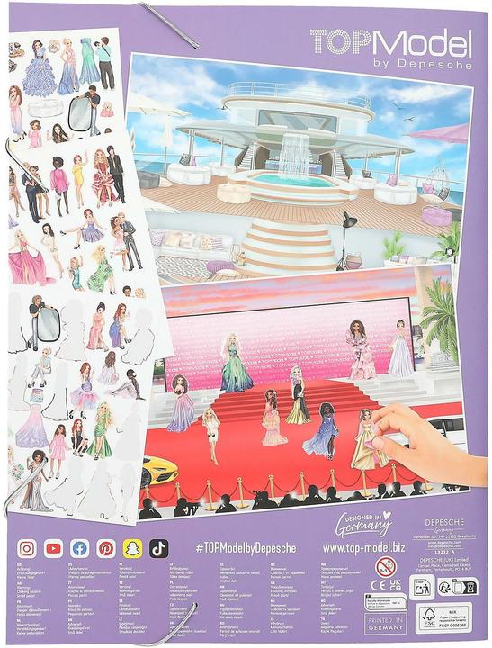 Actual product image Magni DEPESCHE TOPModel Sticker World Glamour