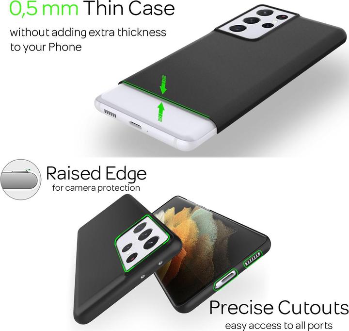 Image du produit Nalia Étui pour téléphone portable extra-fin (Samsung Galaxy S21 Ultra)