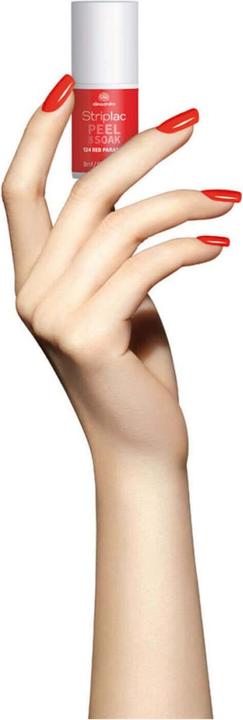 Image du produit Alessandro Striplac Peel or Soak (124 Red Paradise, Vernis à ongles peel off)