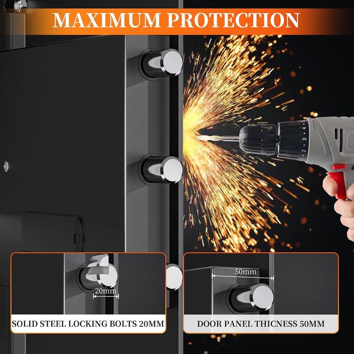 Produktbild Wasjoye Tresor mit elektronischem Zahlenschloss