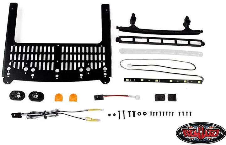 Produktbild Rc4Wd Dachträger mit Lichtbalken und Warnleuchte TRX-6 Hauler