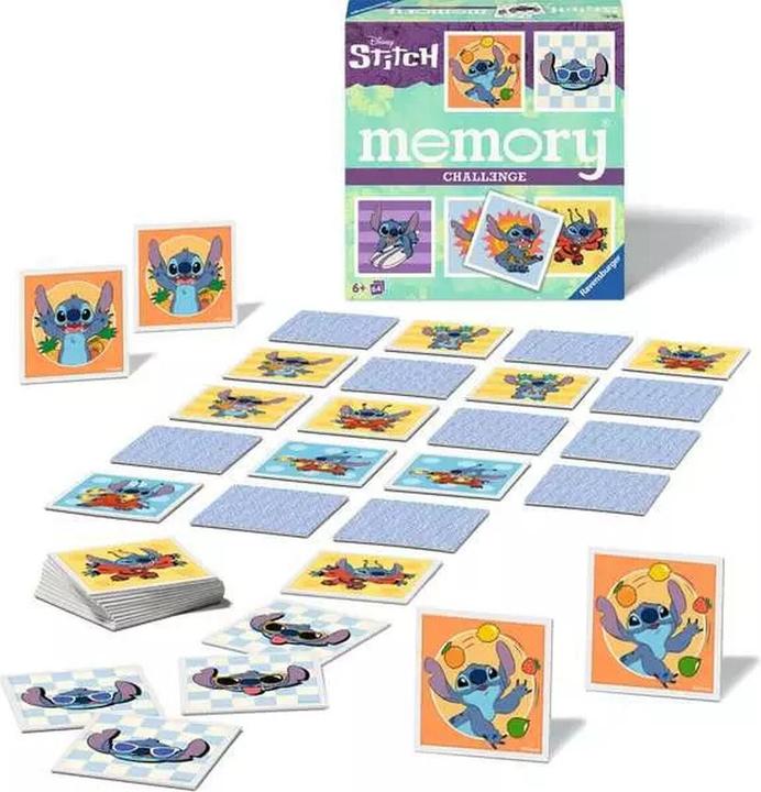 Actual product image Ravensburger 24697 - Challenge memory® Disney Stitch. A challenging memory® for 2 - 8 (Multilingual, 2 - 8 Players)