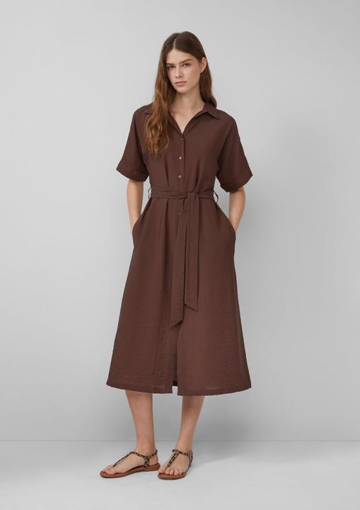 Image du produit s.Oliver Kleid Hemdblusenkleid aus Viskosemix mit Eingrifftaschen (40)
