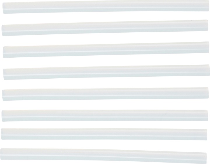 BGS Heissklebe-Patronen transparent Ø 11 mm, 200 mm 8-tlg.