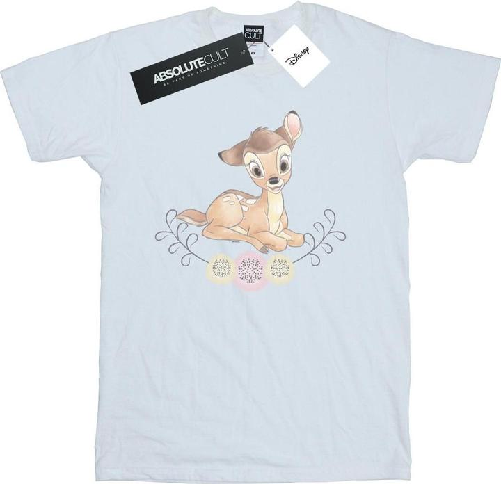 Actual product image Disney Girls Bambi Watercolour Cotton T-Shirt (104)