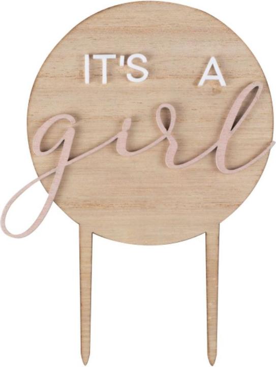 Actual product image Ginger Ray Cake Topper - It's a Girl (1 pcs.)