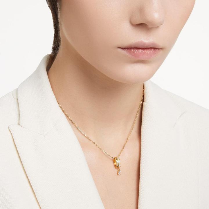 Actual product image Swarovski Dextera Necklace Various Cuts White Gold (Swarovski Crystal, 38 - 43 cm)