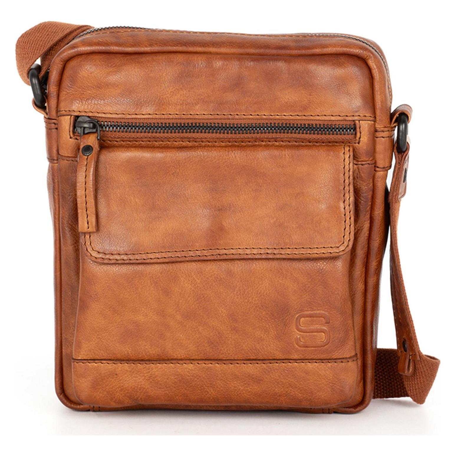 Spikes & Sparrow, Herren, Handtasche, Jason Crossover Bag, Braun