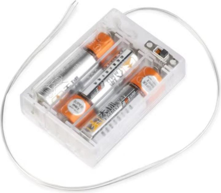 Produktbild PowerGuard 3x AA Mignon Batteriehalter transparent