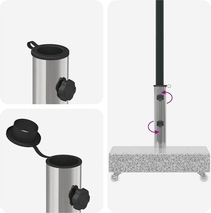 Produktbild vidaXL Regenschirm Basis