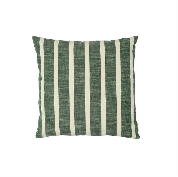 Produktbild OYOY Living Kissenbezug Kara 50 x 50 cm, Grün/Weiss (50 x 50 cm)