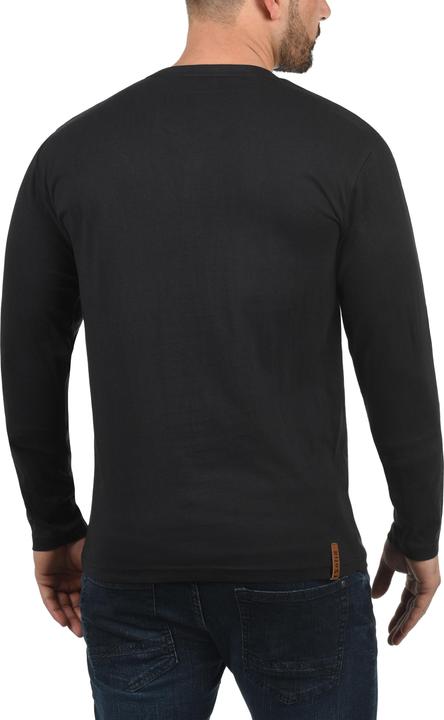 Immagine prodotto Solid Volko Maglia Maglie A Maniche Lunghe Da Uomo Con Collo Grandad (M)