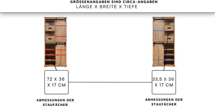 Produktbild SAM LIAN Baumkante massiv Akazie (80 x 45 x 175 cm)