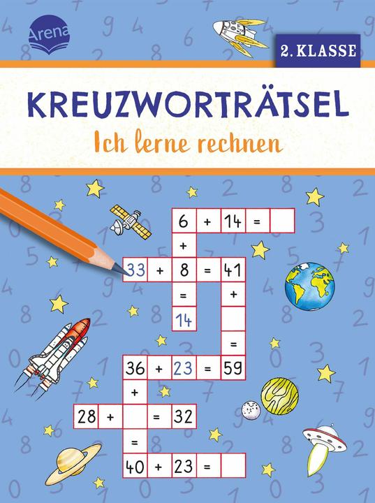 Arena Kreuzworträtsel – Ich lerne rechnen (2. Klasse) (German, Holger Gessner, Silke Reimers, 2025)