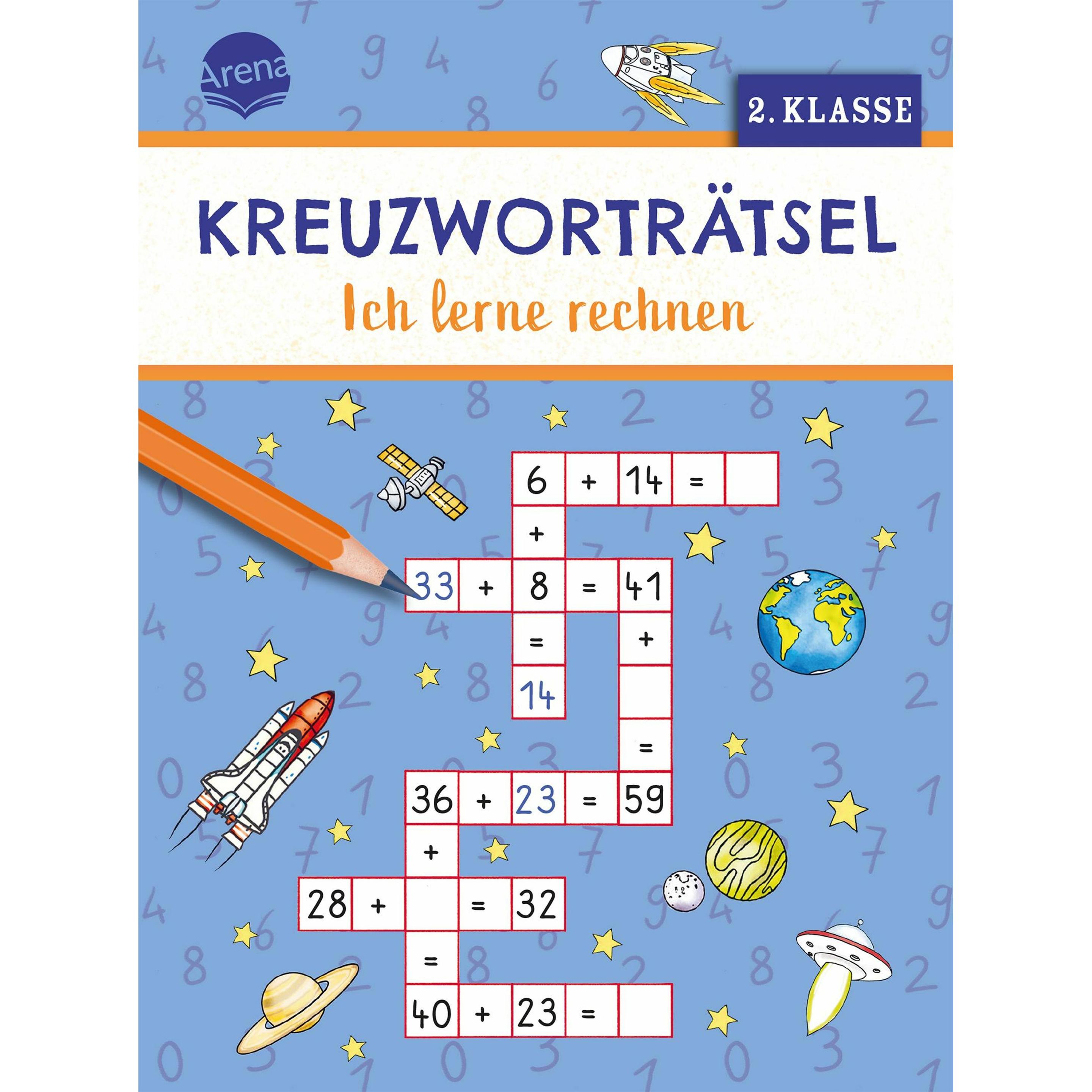 Kreuzworträtsel – Ich lerne rechnen (2. Klasse), Libro scolastico di Silke Reimers, Holger Gessner