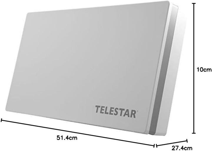 Immagine prodotto Telestar Digiflat 4 (Antenna piatta, 33.70 dB, DVB-S / -S2)