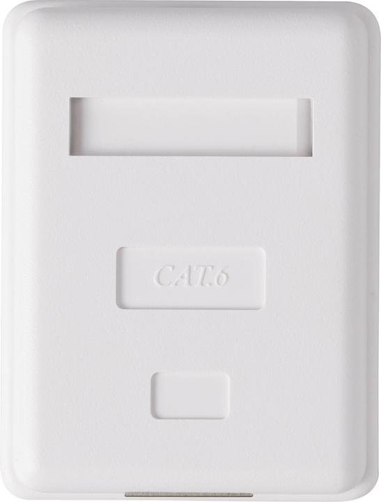 Produktbild Renkforce 1 Port Aufputz Netzwerkdose CAT 6 mit Verriegelung