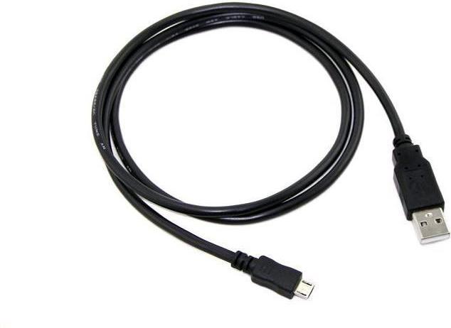 C-Tech Câble USB 2.0 AM/Micro, 2m, noir (2 m, USB 2.0)