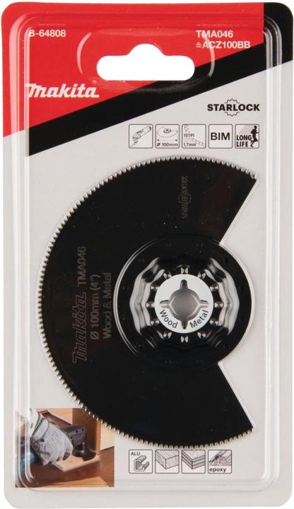 Immagine prodotto Makita Lama per segmenti 100mm TMA046