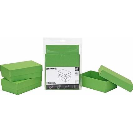 Buntbox, Geschenkverpackung, 70-1 - Kartonage Set 3-teilig, Grösse M, Apfel (Geschenkbox)