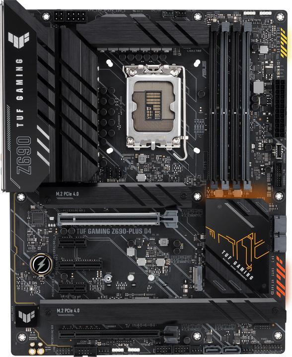 ASUS TUF Gaming Z690-Plus D4 (LGA 1700, Intel Z690H, ATX)