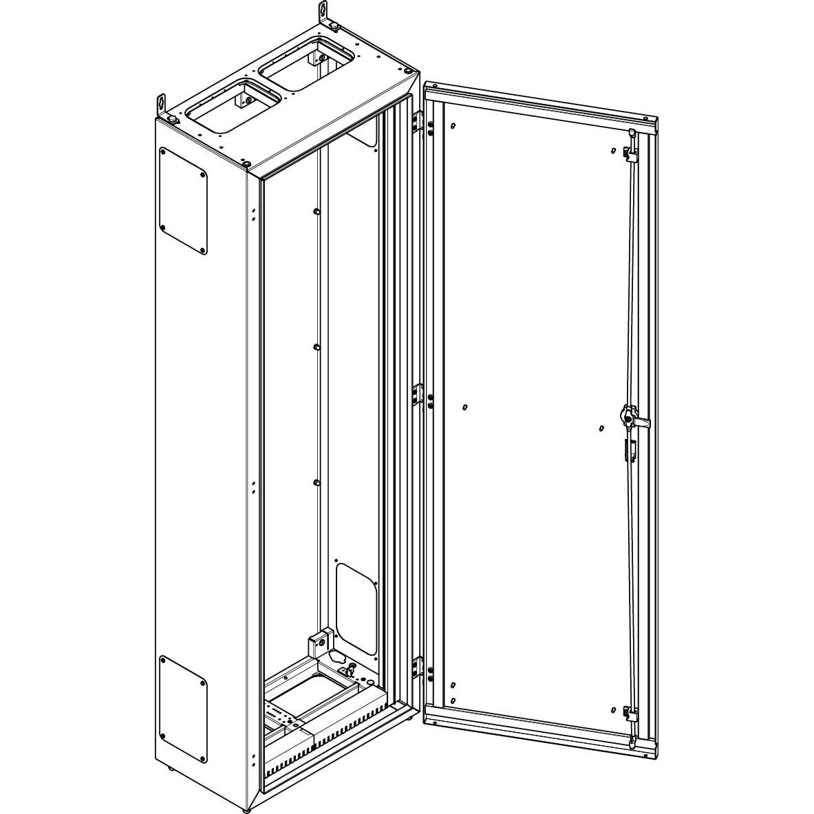 ABN NT212P, Serverschrank Zubehör, Weiss
