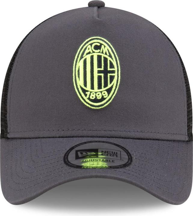 Produktbild New Era A-Frame Mesh Trucker Cap - AC Milan charcoal