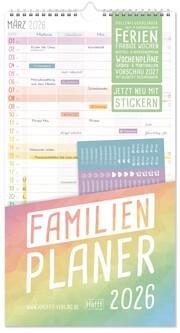 Familienplaner 2026 Rainbow