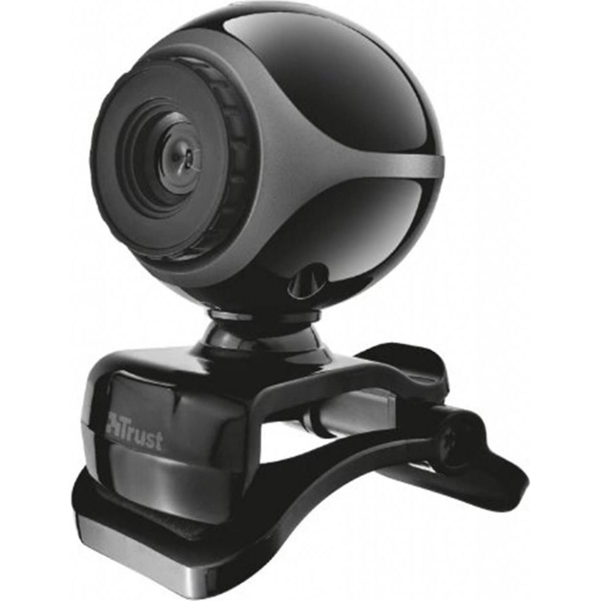 Trust Exis (0.30 Mpx), Webcam, Schwarz