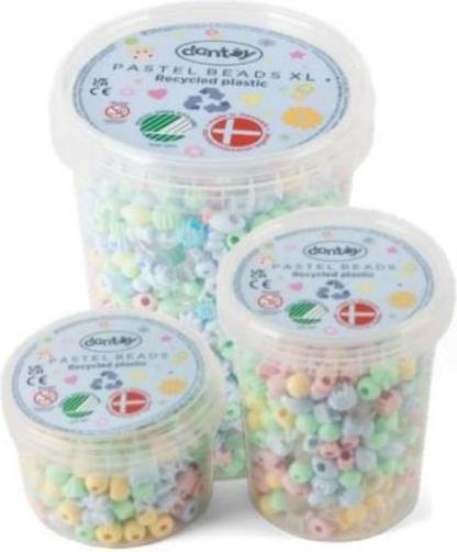 Produktbild dantoy 5911 - PASTEL PERLEN PASTELFARBEN GROss 520 STK.