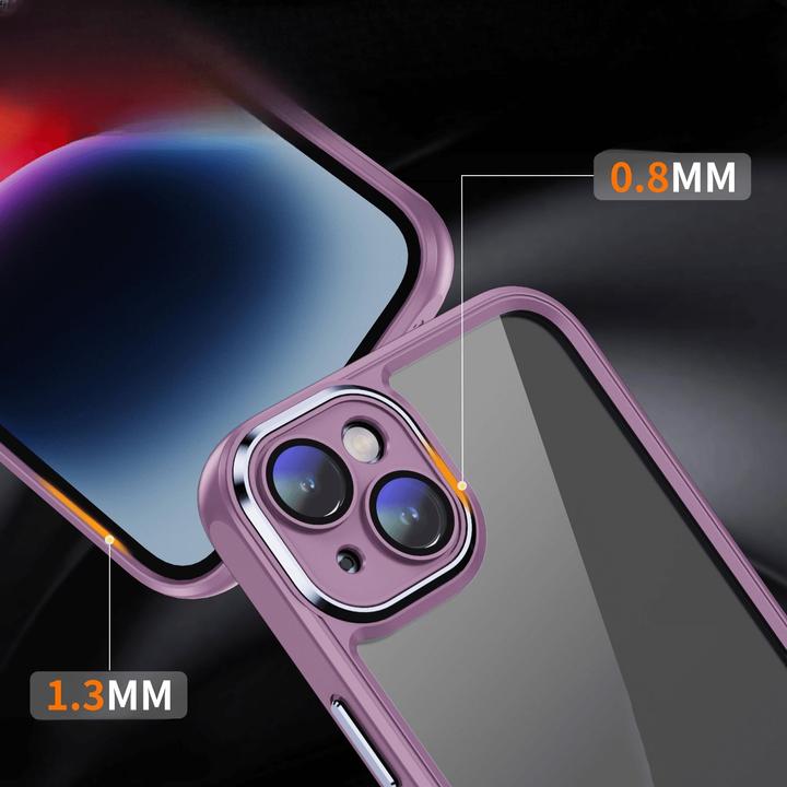Actual product image Cover-Discount iPhone 15 Plus - Case with camera protection purple (Apple iPhone 15 Plus)