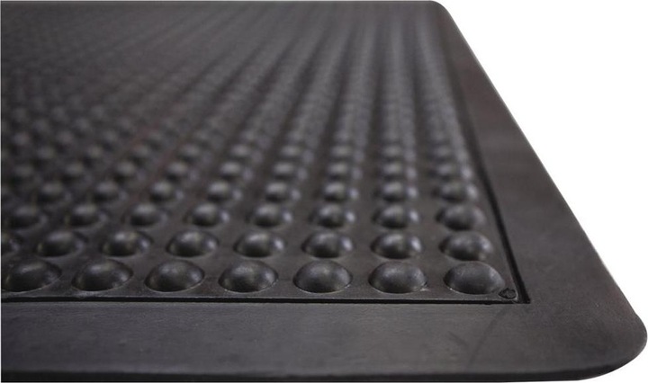 Produktbild Miltex Anti-Ermüdungsmatte YOGA DOME, schwarz genoppt (1200 x 900 mm)
