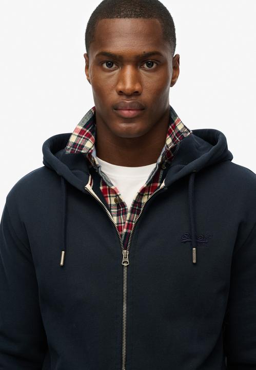 Produktbild Superdry Vest Essential Logo Zip Hoodie Hb M2014128b Eclipse Navy Mannen Maat - 3XL (3XL)