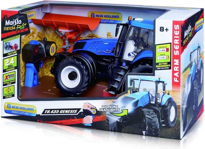 Image du produit Maisto Tracteur New Holland avec chasse-neige