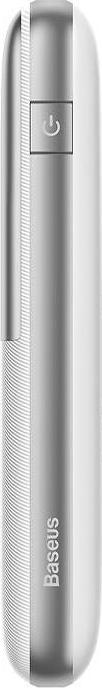 Actual product image Baseus Bipow Pro Power Bank 10,000mAh 20W + USB 3A 0.3m Cable White (PPBD040102) (10000 mAh, 20 W, 37 Wh)