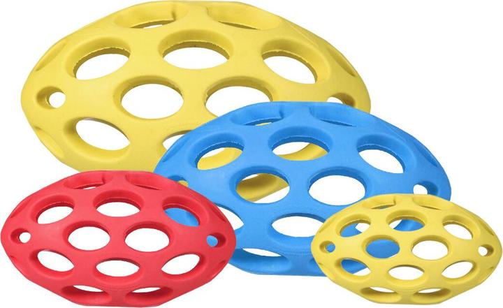 Actual product image JW Dog Toy Hol-ee Football Mini, Ø 9 cm, Assorted (Dog chew toy)