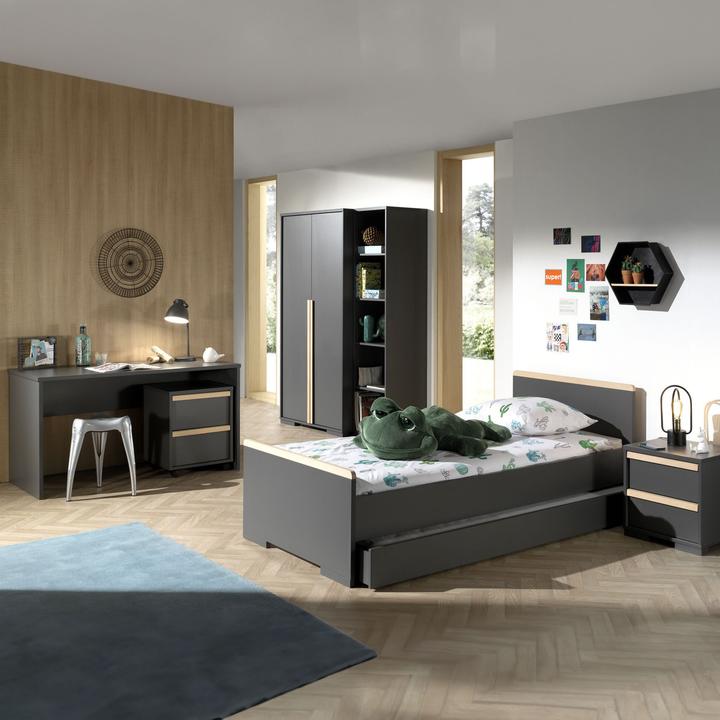 Immagine prodotto Vipack Set di 7 pezzi per la camera dei bambini London (Armadi bambini, Fasciatoio, Culla)