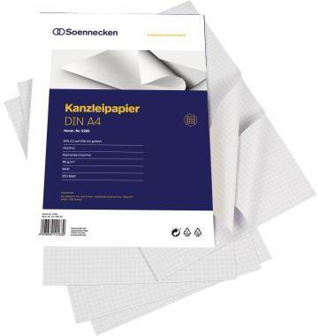 Soennecken Kanzleipapier Papierformat: DIN A3 Ausführung der Lineatur: kariert (80 g/m², 250 x, A3)