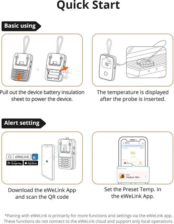 Produktbild Sonoff Temperatursensor BMT01 Schwarz