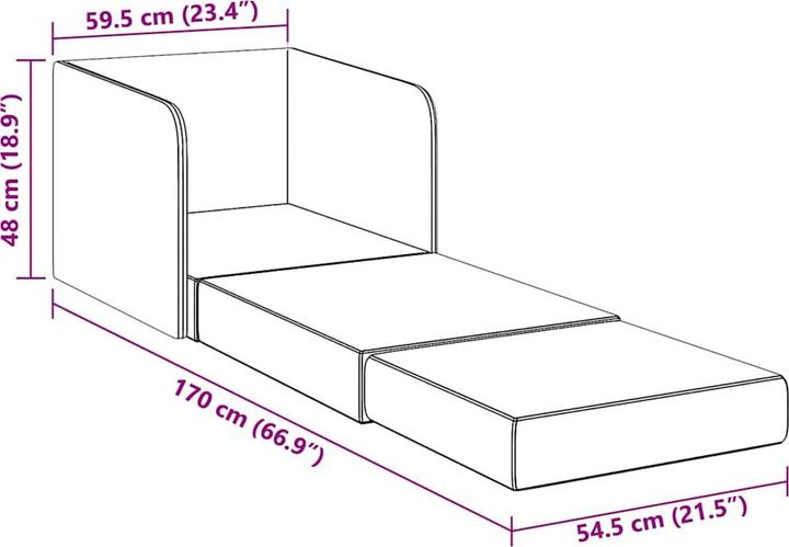 Produktbild vidaXL Schlafsessel