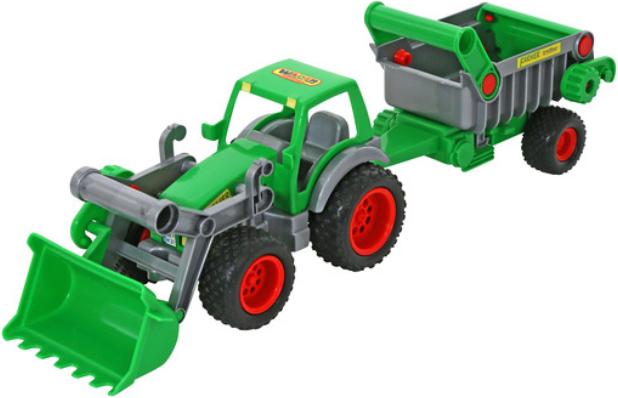 Produktbild Wader Traktor mit Frontlader und Anhänger