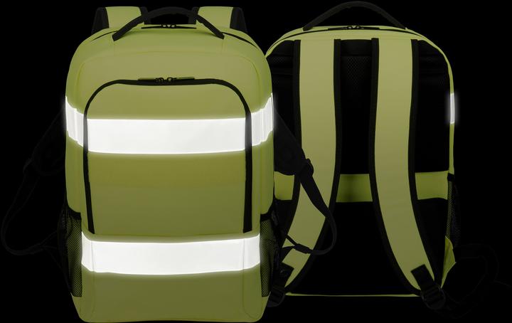 Produktbild Dicota Backpack HI-VIS Base 24 litre yellow (24 l)