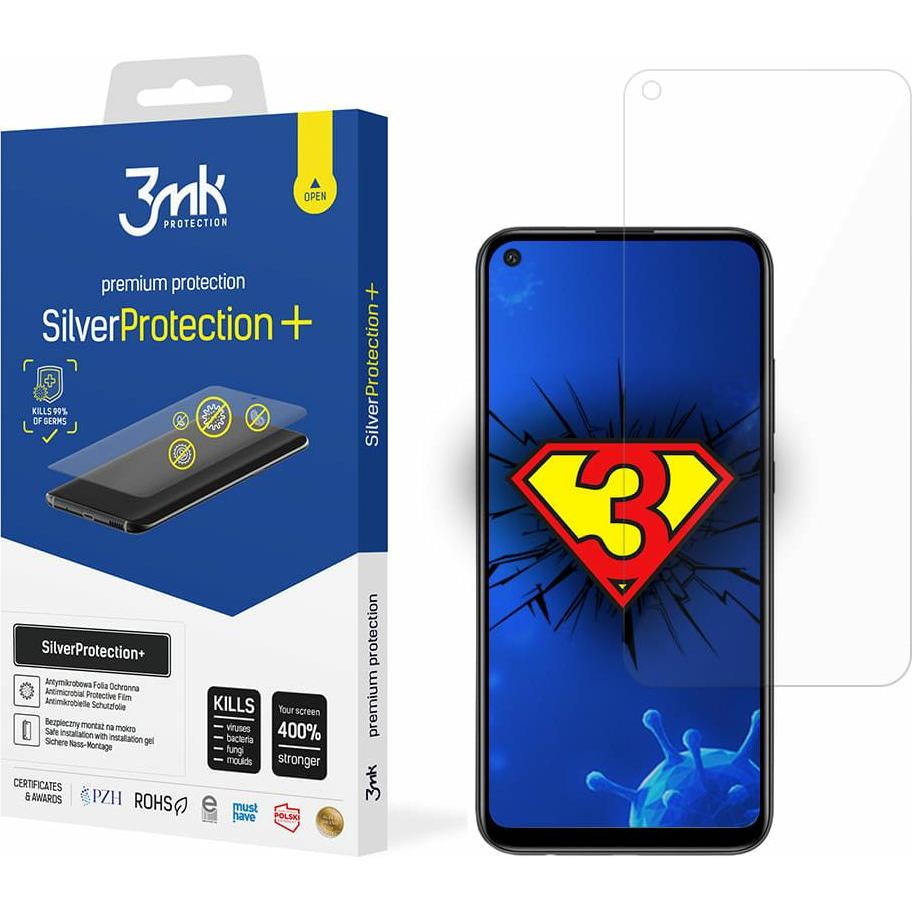Thumbnail - 3MK Silver Protect+ Huawei P40 Lite E Folia Antymikrobowa montowana na mokro (1 Stück, Huawei P40 Lite E), Smartphone Sc...